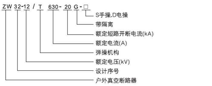 戶外真空斷路器型號(hào)含義 戶外真空斷路器型號(hào)含義